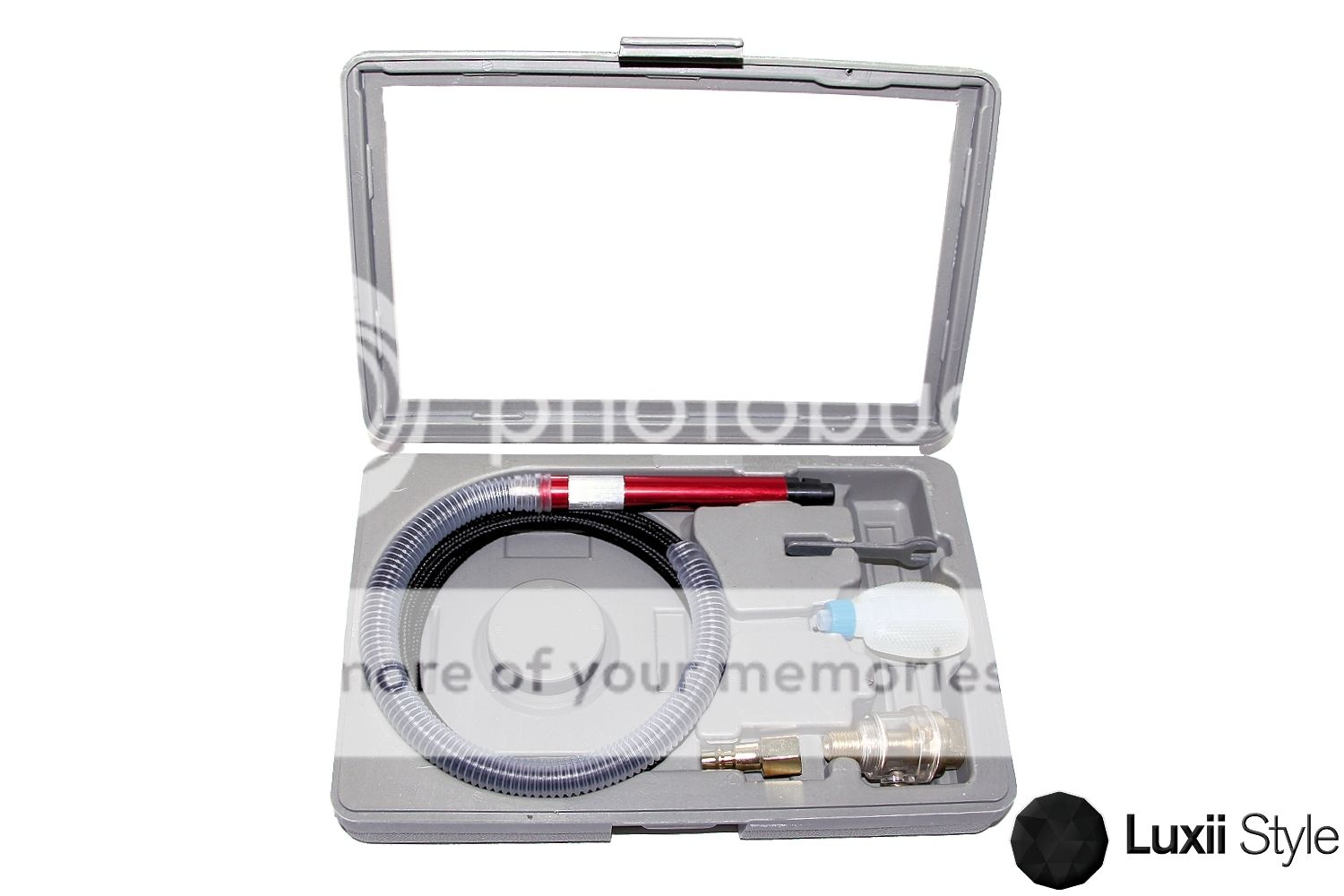 4pc Air Micro Die Grinder Set 1/8" Collet 1/4" NPT 2CFM Pencil Type